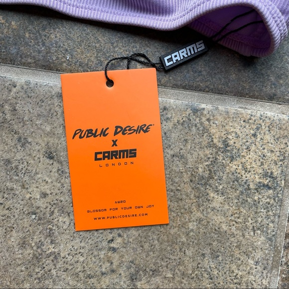 Public Desire x CARMS Bikini top ribbed lavender - Picture 11 of 11